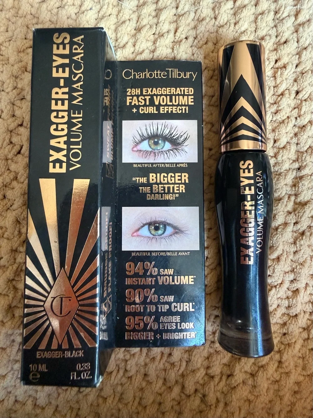 Charlotte Tilbury Exagger-Eyes Volume Mascara — Black